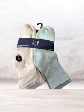 GAP women Cotton  Shortie Crews cushion sole 6 pairs